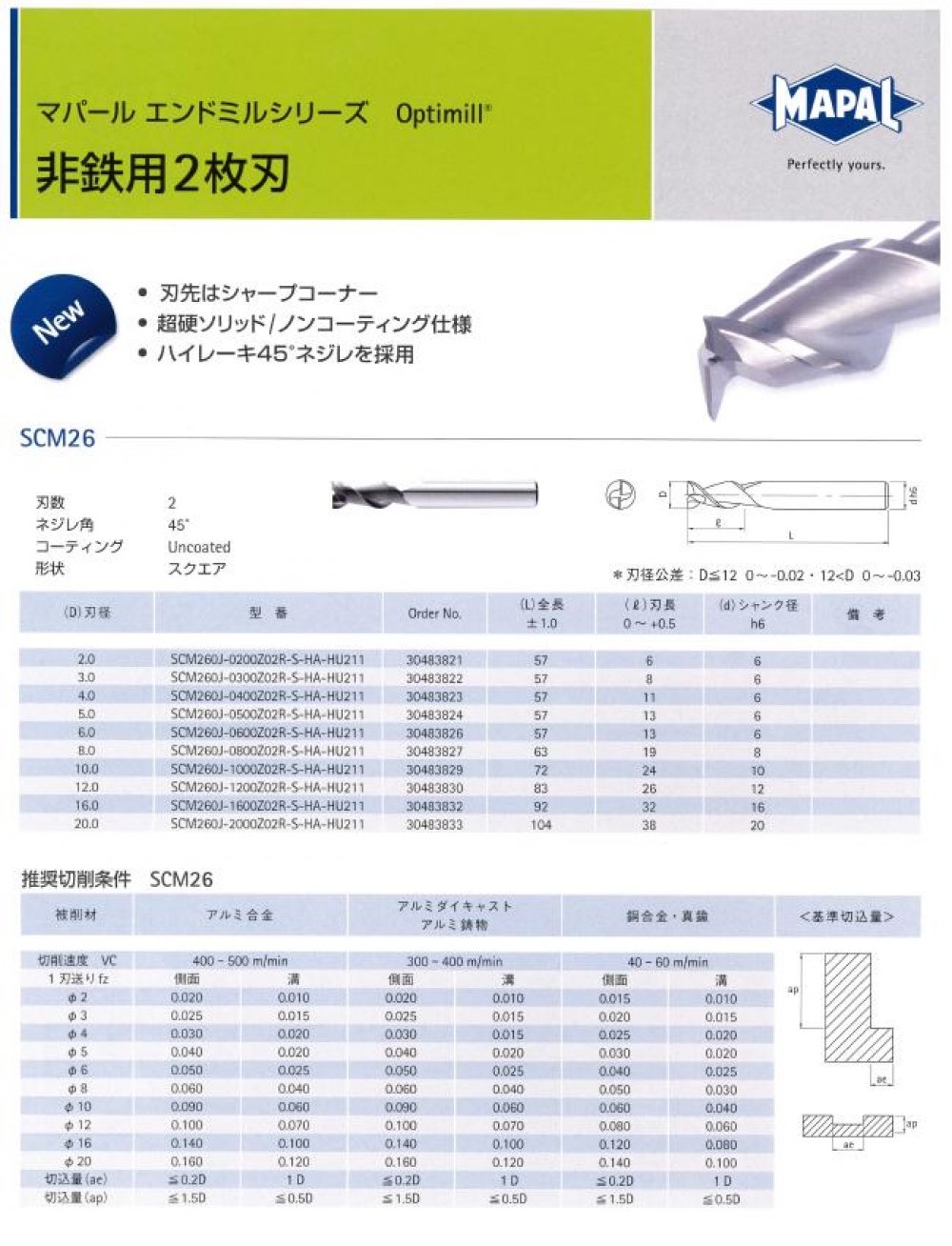 マパール　エンドミルシリーズ4